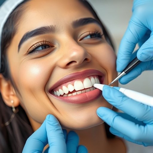 an indian patient who treat Teeth Whitening